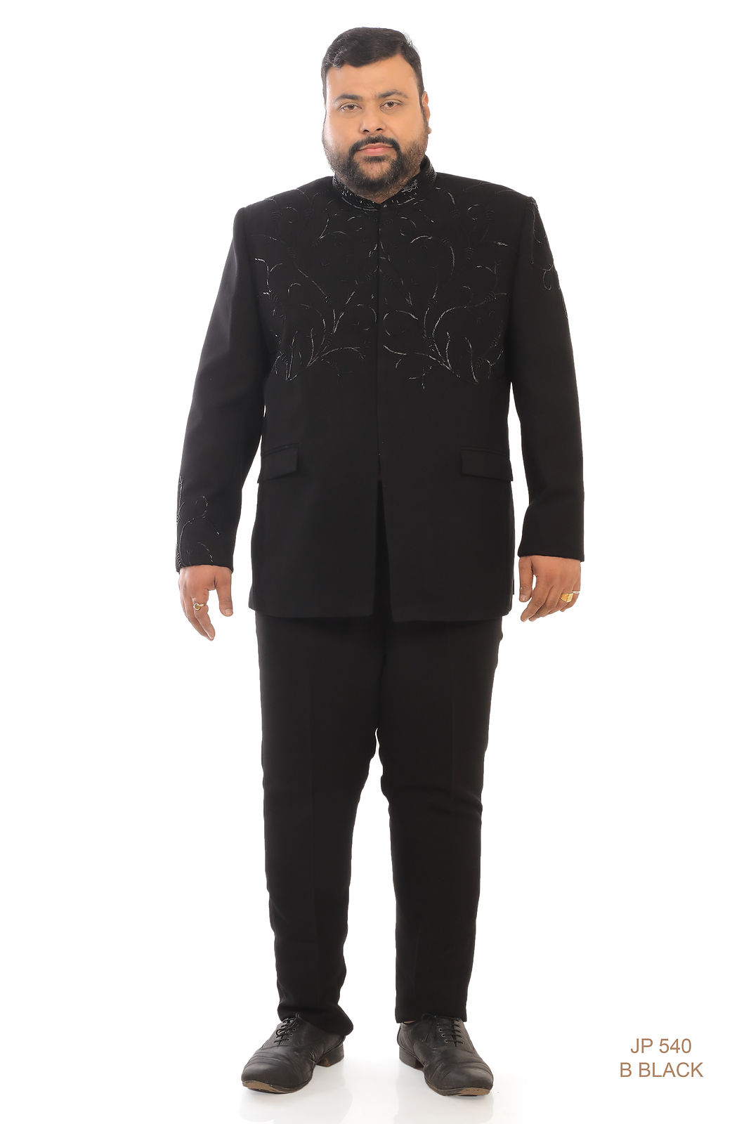 Black Jodhpuri Suit