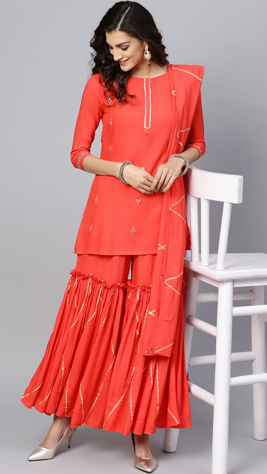 Women casual sharara outfit