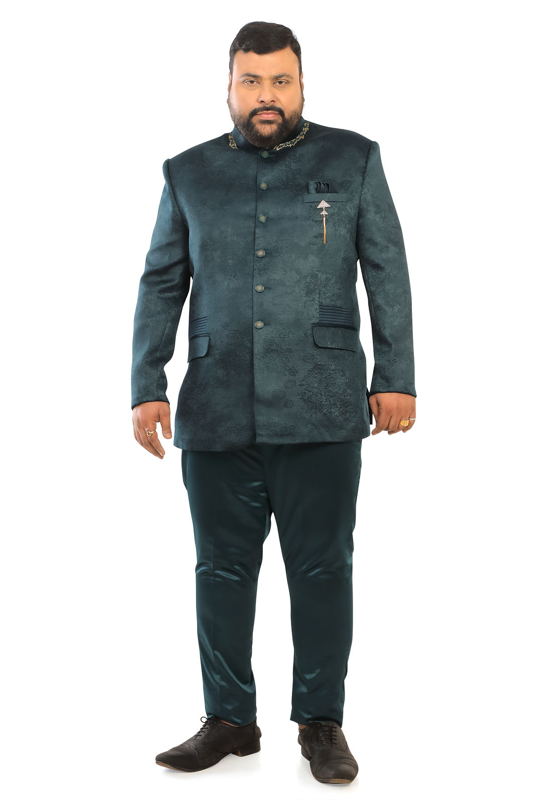 Dark green Jodhpuri Suit