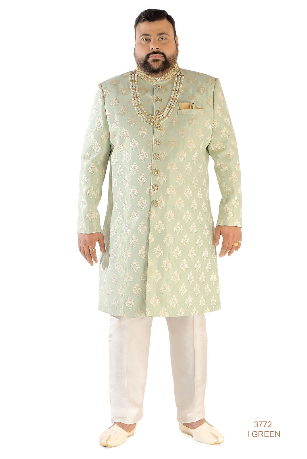 Green Sherwani