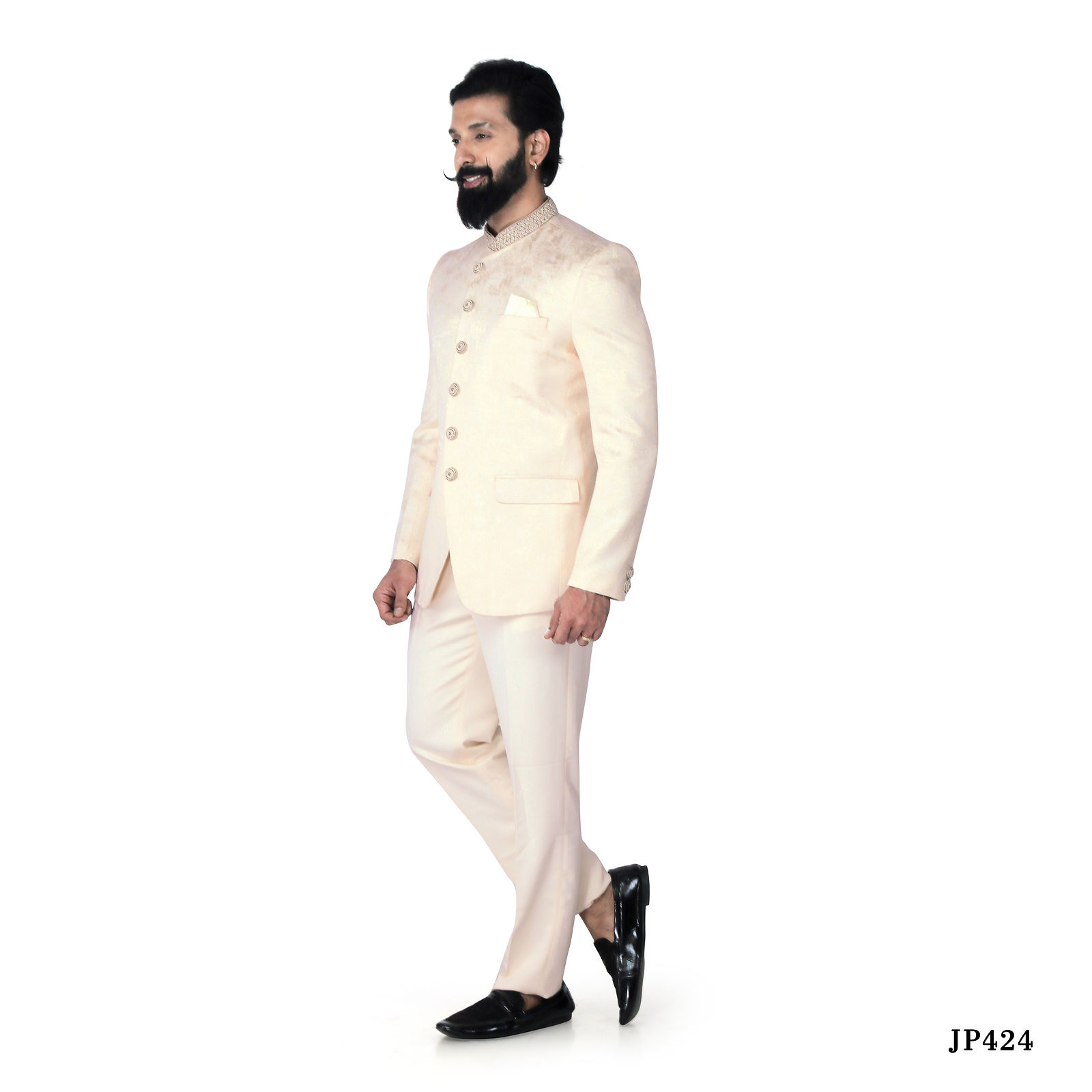 Cream Jodhpuri Suit
