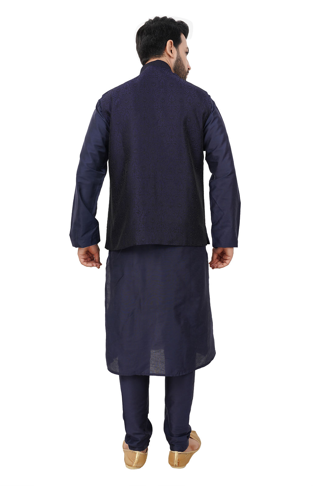Men’s Ethnic wear waist coat / Nehru Koti in Navy Blue 