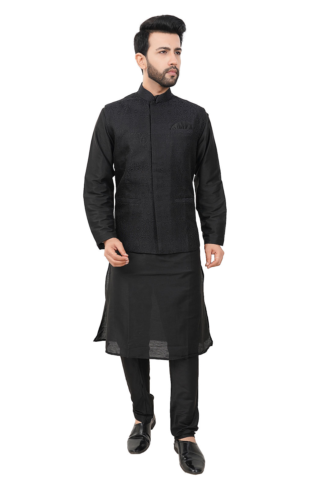Black Kurta Pajama set
