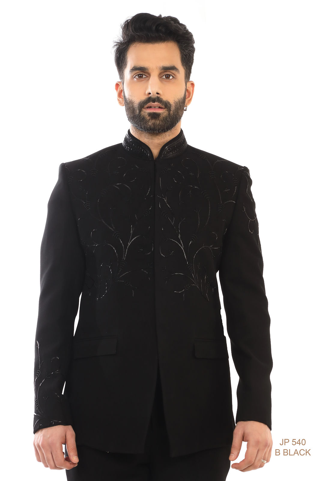 Black Jodhpuri Suit