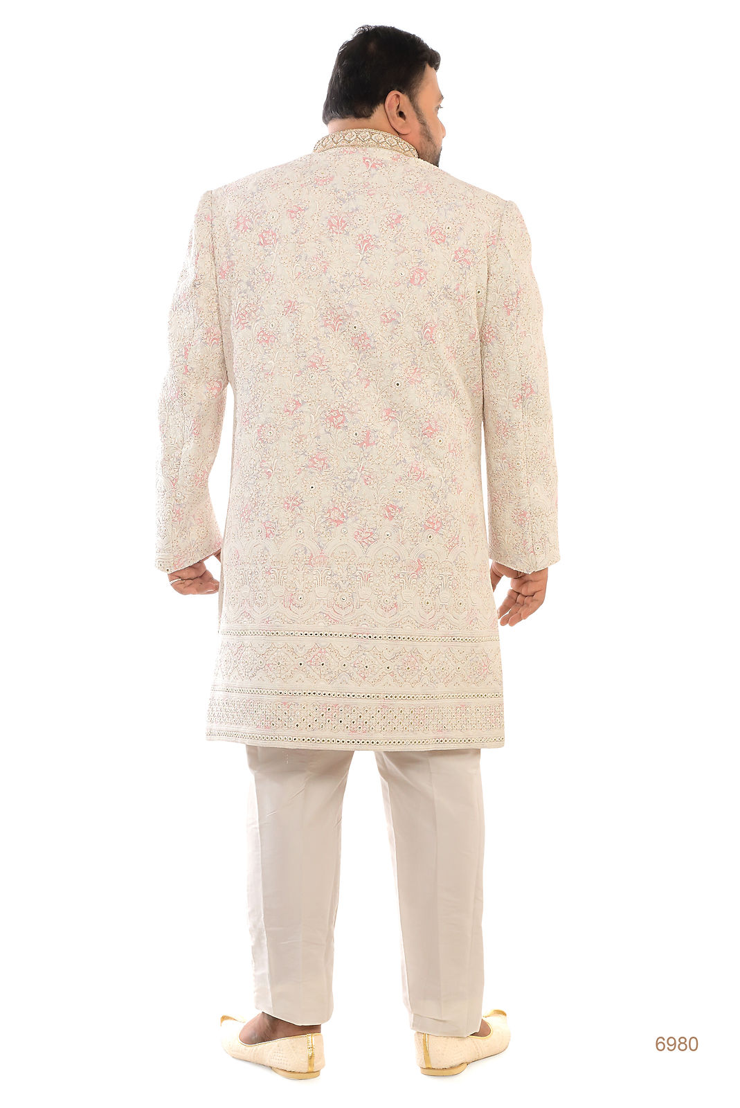 White Sherwani