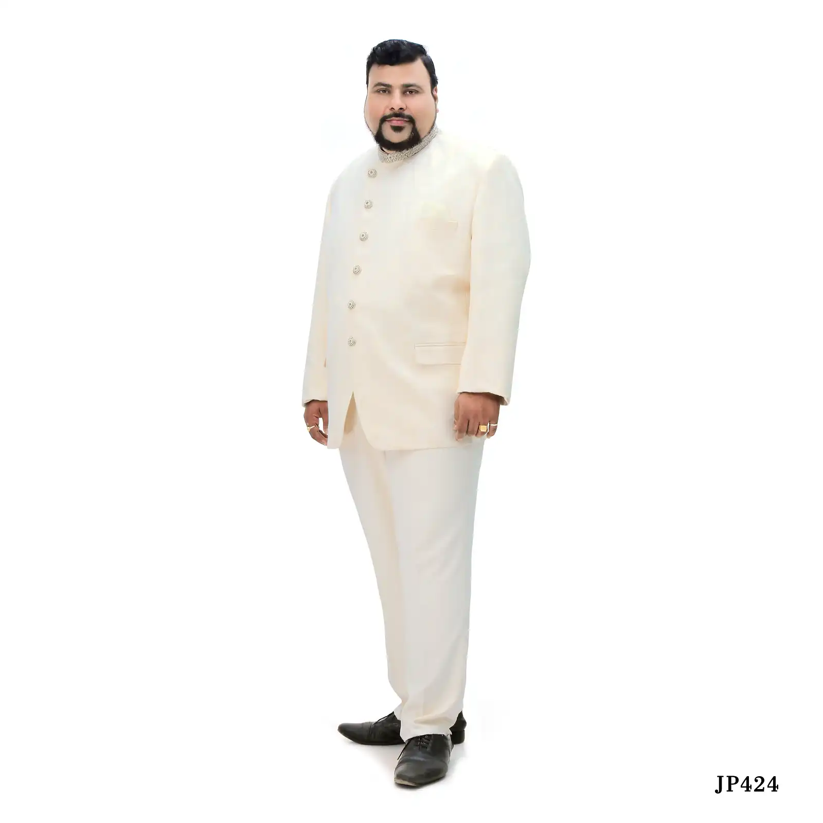 Thumbnail: Cream Jodhpuri Suit