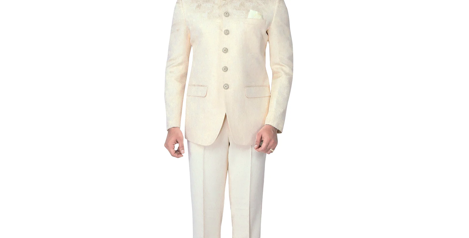 Cream Jodhpuri Suit