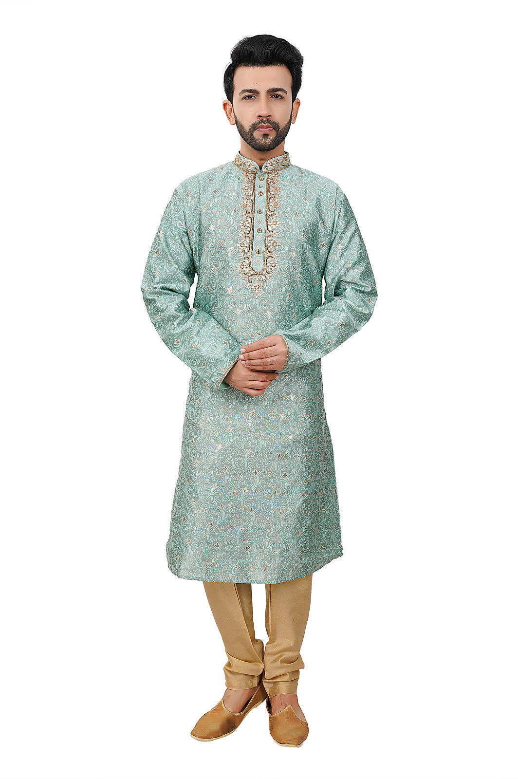 Sea green Kurta Pajama