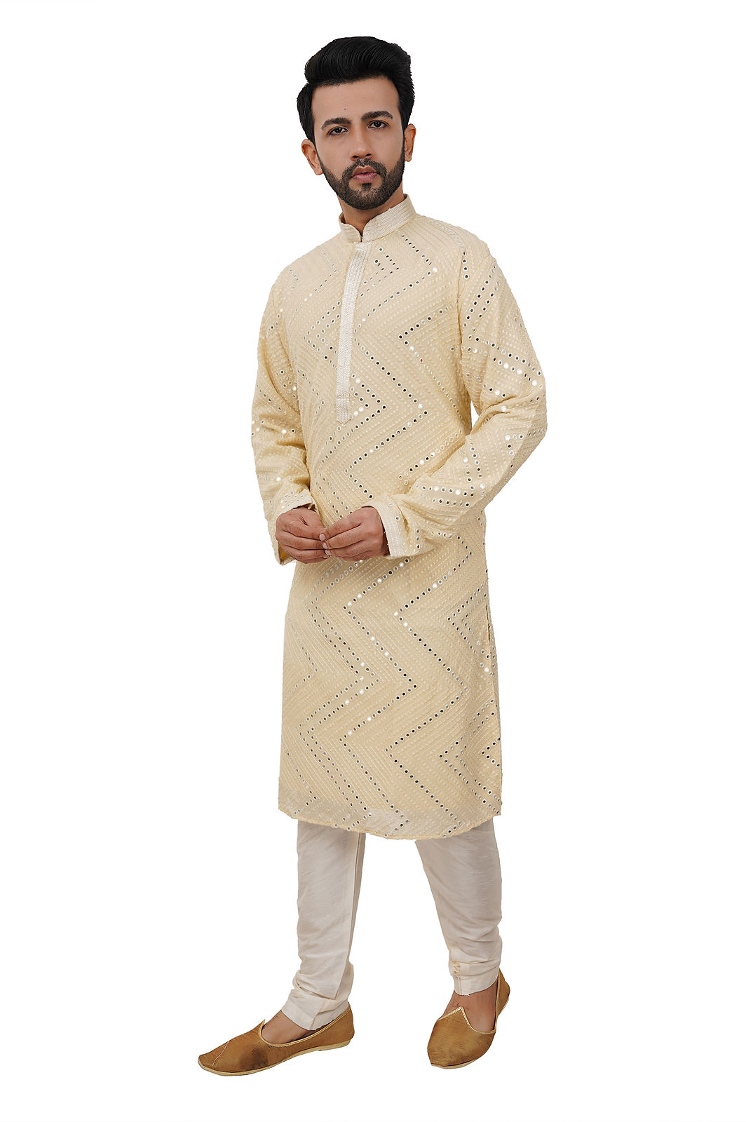 Cream Kurta Pajama
