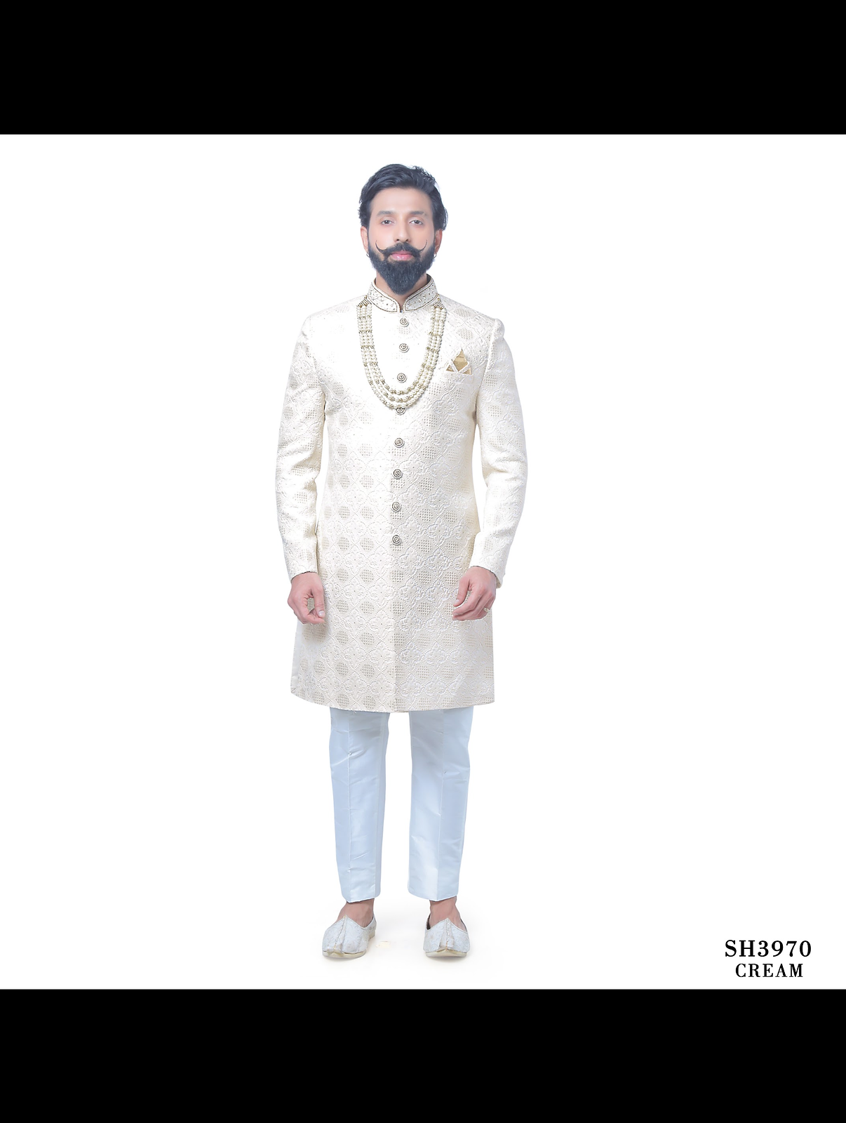 White Sherwani 