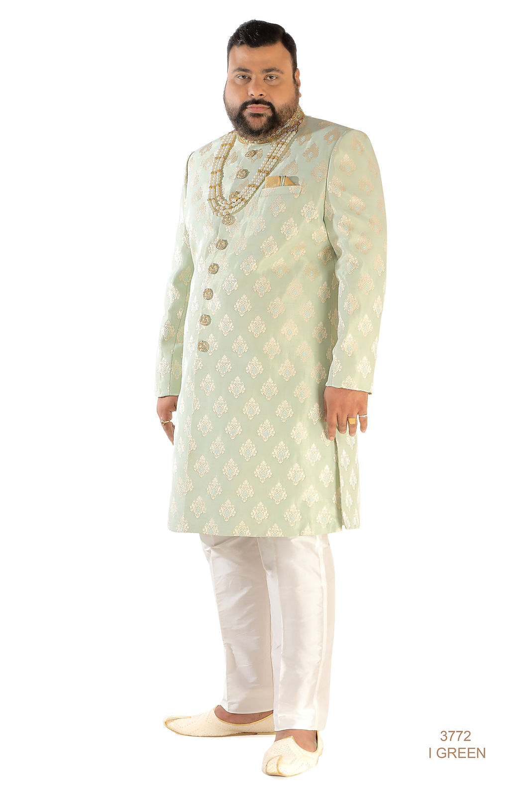 Green Sherwani