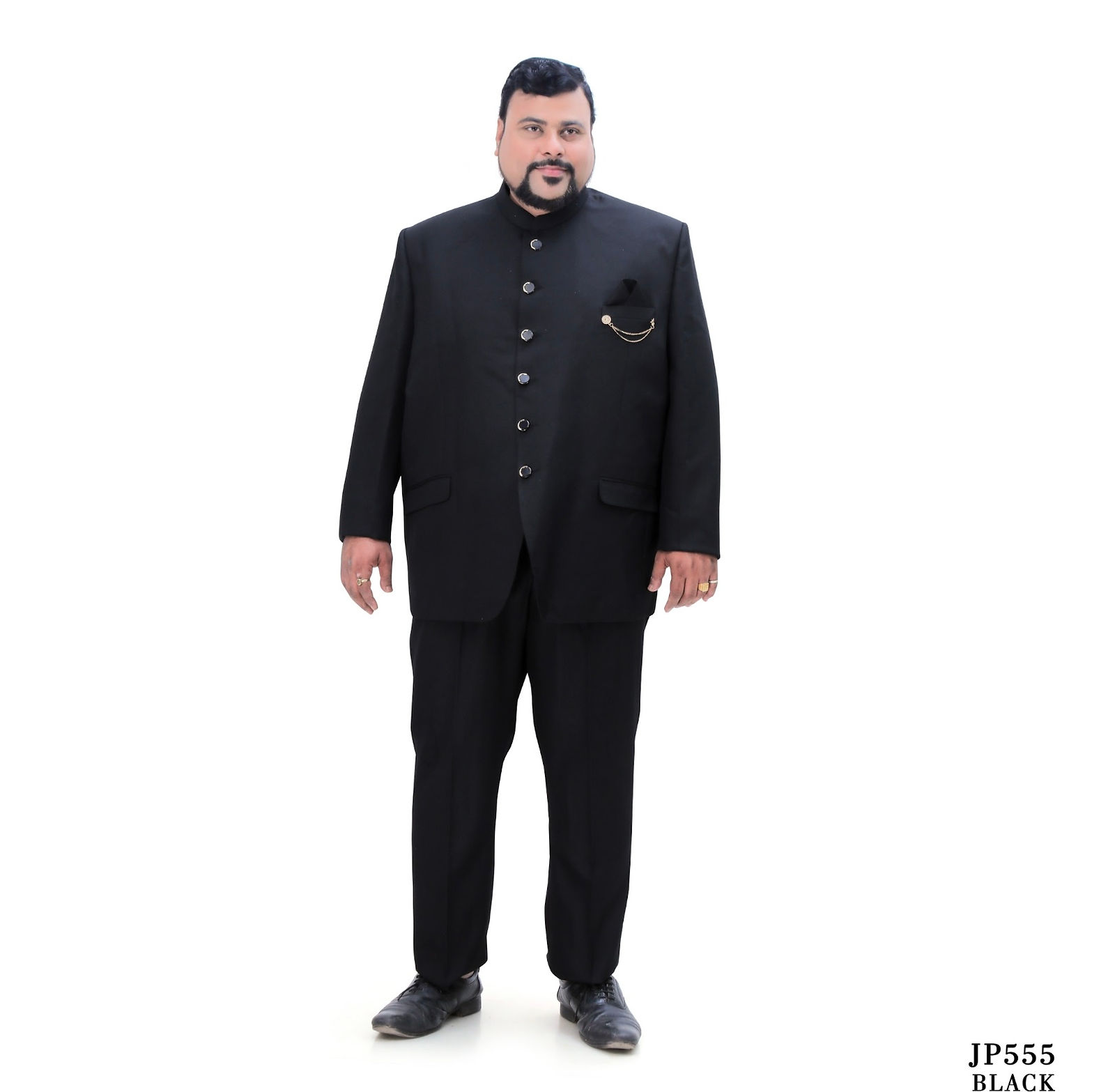 Black Jodhpuri Suit