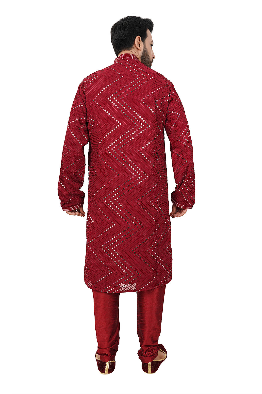 Maroon Kurta Pajama
