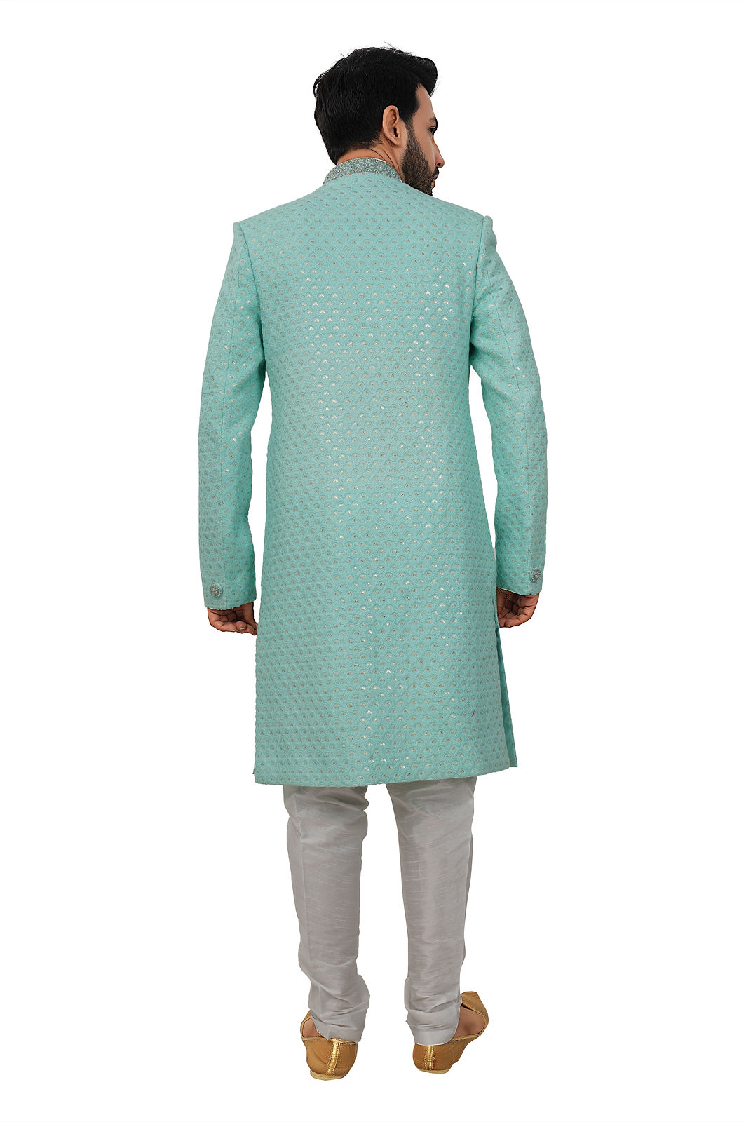 Seagreen Sherwani