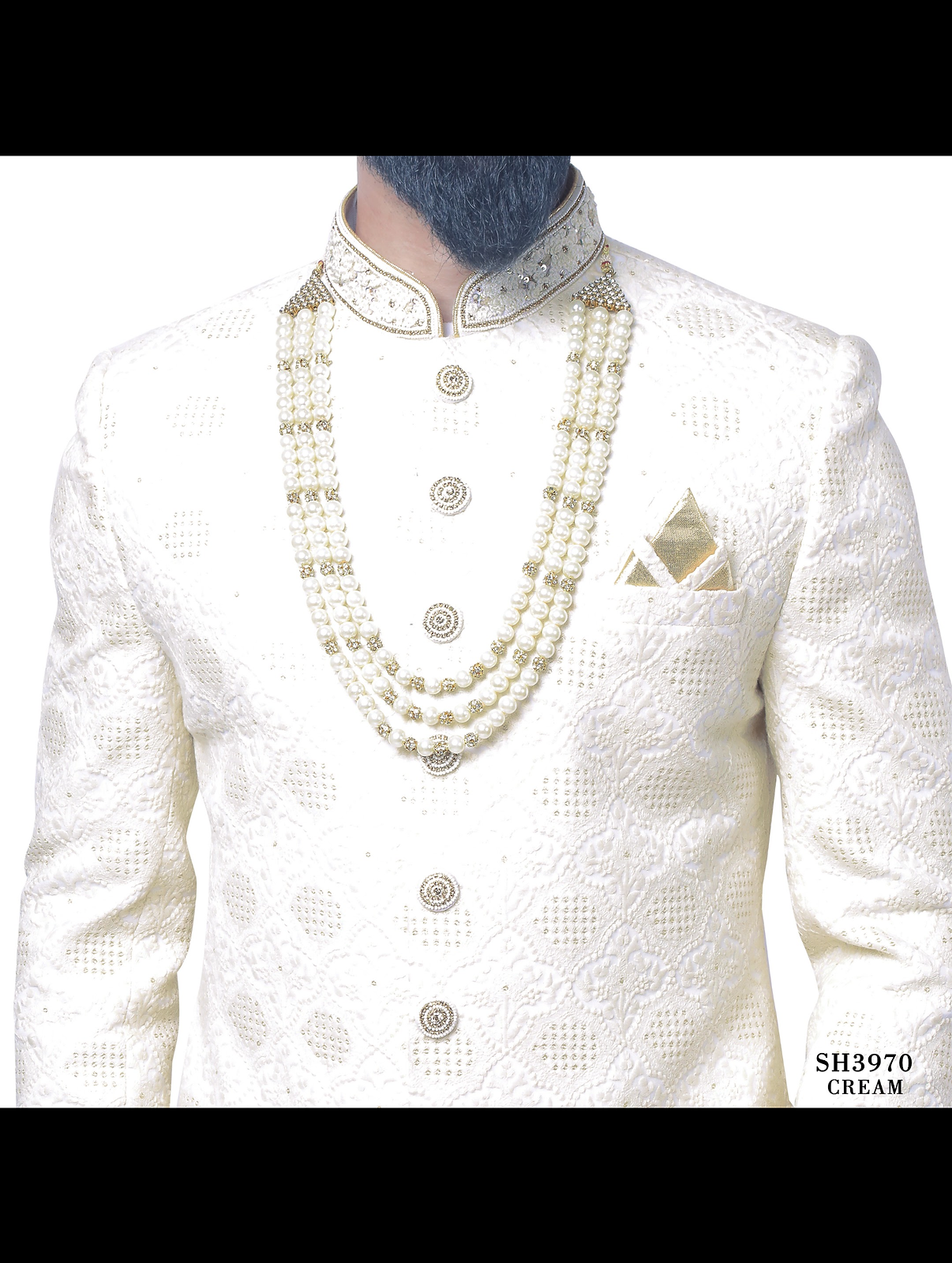 White Sherwani 