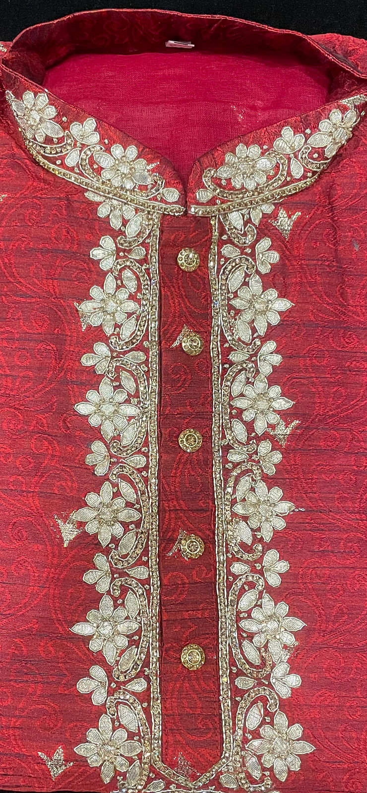 Burgundy kurtha pajama