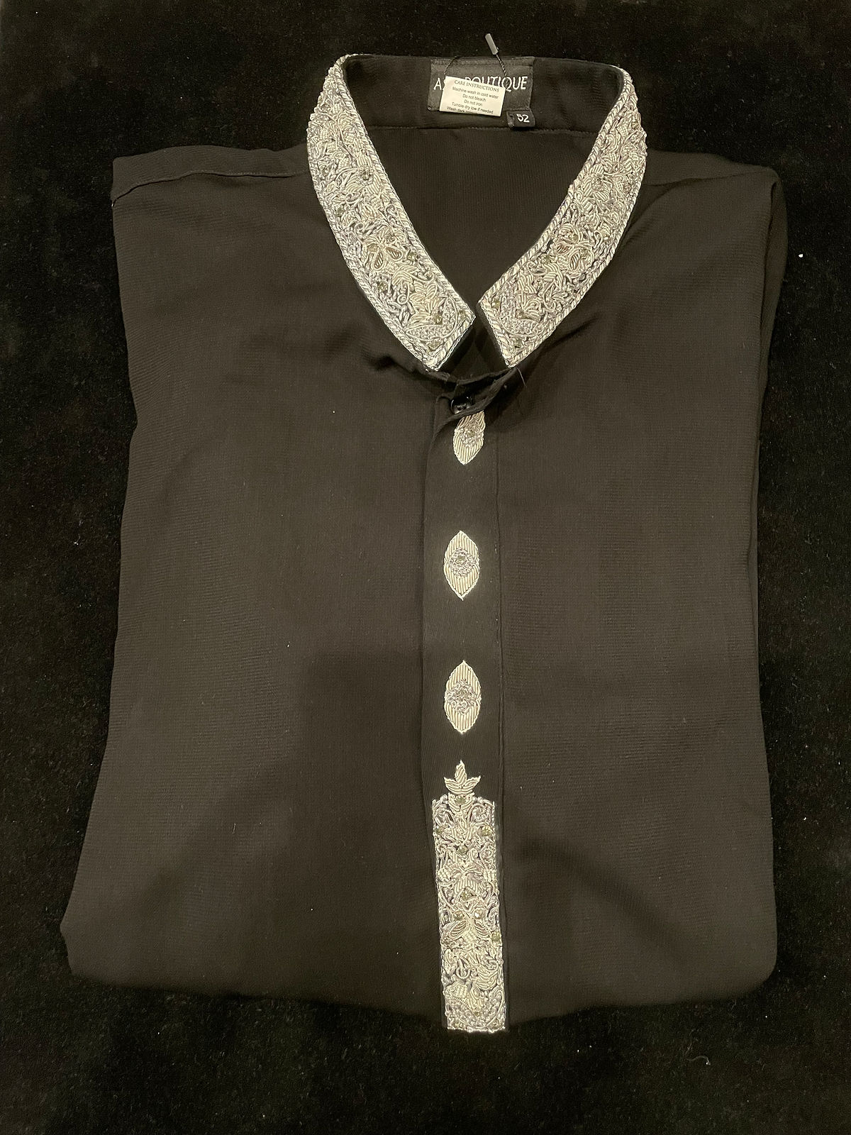 Black Patani and salwar- Plus sizes available