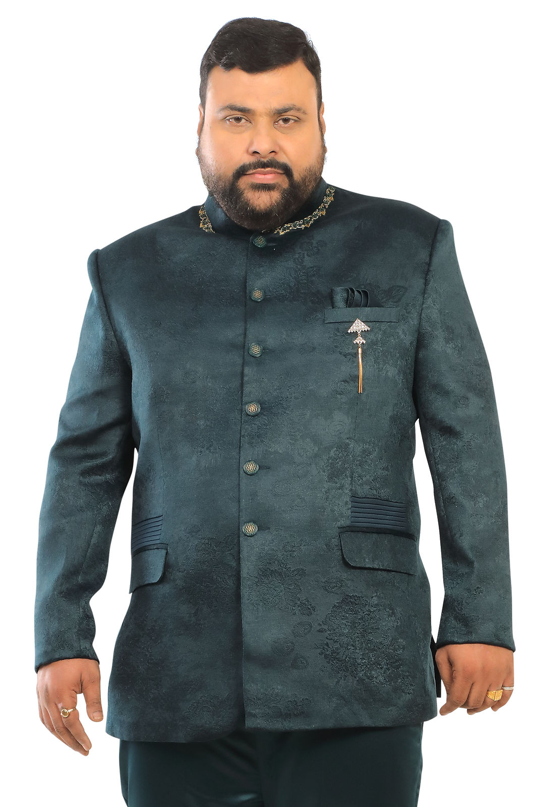 Dark green Jodhpuri Suit